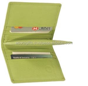 Porte-cartes PU personnalisé multicolore à bas prix, différentes couleurs disponibles, porte-cartes - Product Image 1