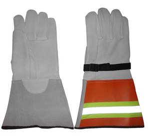 Gants en cuir pour électriciens / Protections en cuir pour électriciens / Gants de travail pour électriciens ignifuges - Product Image 6