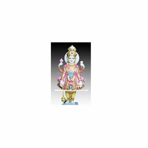 Lord Swaminarayan Makrana Marble Statue - Product Image 1