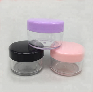 ขวดเครื่องสำอางพลาสติกใสขนาดเล็ก15กรัมพร้อมฝาหลากสีความจุ15มล. สำหรับดูแลผิวหน้าครีมบำรุงผิว - Product Image 2