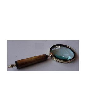 Mango de hueso con lupa de acabado antiguo, accesorio de latón con acabado en níquel - Product Image 5