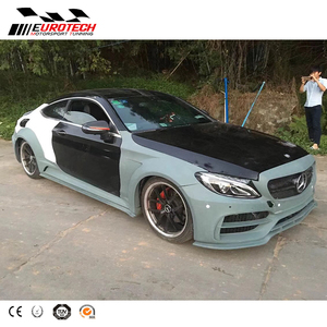 Kit carrosserie style PD pour <span class=keywords><strong>MB</strong></span> Classe C W205, pare-chocs avant convertible pour <span class=keywords><strong>MB</strong></span> Classe C Coupé C63, pare-chocs 2015-2017 - Product Image 3