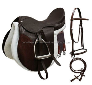 Selle anglaise économique Selle d'endurance en cuir véritable - Product Image 5