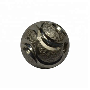 Ready Stock Silver Laser Cut Beads Best Quality 6mm <b>Spacers</b> for Jewelry Findings - Product Image 1
