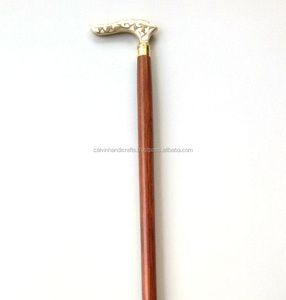 Mango de latón de madera hecho a mano Vintage bastón de regalo marino bastón para hombres y mujeres 36 "pulgadas - Product Image 3
