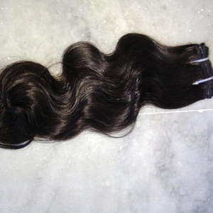 ผมต่อจากคนอินเดียผม100% สีธรรมชาติพร้อมผมสั้นทอสีธรรมชาติ - Product Image 3