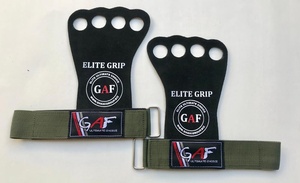 Empuñadura de entrenamiento de cuero de gamuza GAF 2023 Agarre de gimnasia de cuero puro de alta calidad Fitness Y Culturismo - Product Image 6