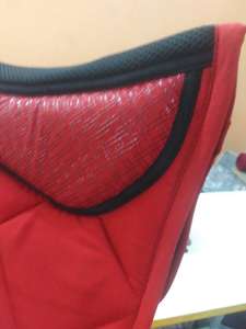 Selle de cheval en mousse à mémoire de forme antidérapante, épaisseur 15 mm, nouvelle couleur rouge exclusive, toutes tailles, tapis d'équitation - Product Image 4