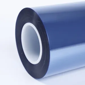 blue color bopet sheet film printing making difference with clear with clear film