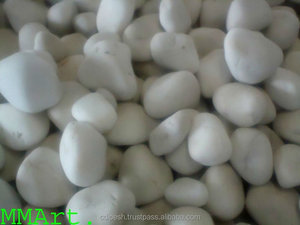Best Wholesale Price White Quartz <strong>Tumbled</strong> <strong>Pebble</strong> <strong>Stone</strong> Bulk Supplier in Export