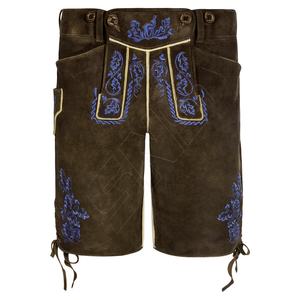Custom Made Bavarian Traditional Antique Goat Leather <b>Shorts</b> Genuine Oktoberfest Lederhosen <b>Overalls</b> High Flat for Plus Sizes - Product Image 3