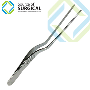 Lucae แหนบสแตนเลสคุณภาพสูง, คีมตกแต่งปลายหยัก14ซม. รูปดาบปลายปืน - Product Image 2