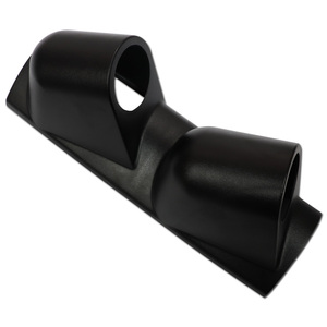 Soporte Doble para Medidores de Motor de 60 mm, Negro, para Pilar A, para Automóvil, de Plástico, Fácil Instalación - Product Image 2