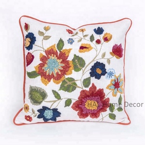 Handmade Decorative Multi Color Printed Designer Pillow <b>Cover</b>, Wholesale Cotton Hippie <b>Cushion</b> <b>Cover</b> <b>45</b> <b>X</b> <b>45</b> for Decoration - Product Image 1