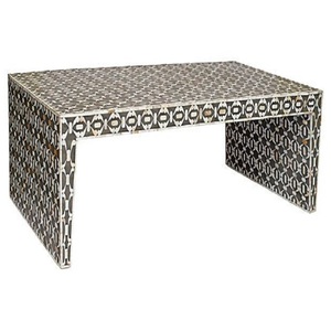 Mesa de Restaurante Moderna con Incrustaciones de Madreperla al Mejor Precio - Product Image 3