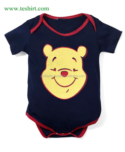 OEM Logo Printed Bamboo Organic Cotton Baby Rompers Pantone Dyed Jumpsuit Online Shopping Organic Cotton Baby Clothing - Product Image 1