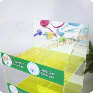 Accesorios portátiles para teléfono móvil escaparate de exhibición/soporte de exhibición de cargador de teléfono celular Acrílico - Product Image 3