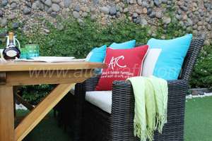 Juego de comedor de lujo, mesa de madera, muebles de exterior para jardín - Product Image 4