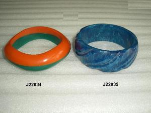 Bracelet en résine multicolore, bijoux indiens, peuvent être mélangés sur commande, 10 pièces - Product Image 6