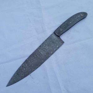 Cuchillo de Chef de Damasco hecho a mano, 5 pulgadas, herramienta de cocina de acero al carbono profesional súper afilada, características desechables - Product Image 1