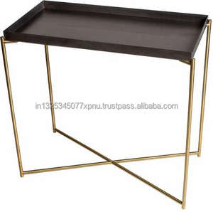 Table console en laiton Console en laiton moderne Console de meubles de maison Console en métal moderne Salon - Product Image 2