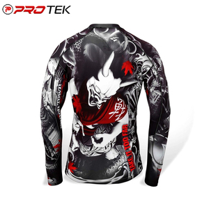 เสื้อรัดกล้ามเนื้อสำหรับกีฬา MMA BJJ และเล่นเซิร์ฟ รุ่นใหม่ล่าสุด คุณภาพสูง แขนยาว ผลิตจากโพลีเอสเตอร์และสแปนเด็กซ์ สำหรับทุกเพศ ให้ประสิทธิภาพและความสบายสูงสุด - Product Image 2