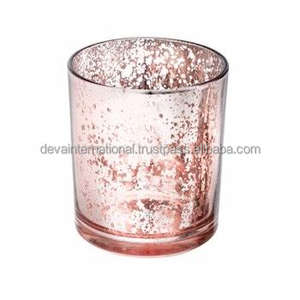 แก้ว VOTIVE รูปแบบการออกแบบชาผู้ถือแสงที่ทำด้วยมือเทียนแก้วยืน - Product Image 2