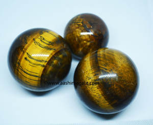 Wholesale <b>Tiger</b> Eye Ball Sphere Natural Semi-Precious Stone for Reiki Meditation and Feng Shui Decor Crystal Crafts Minerals - Product Image 1