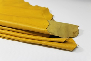 Pour la peau d'agneau douce jaune mangue cuir Napa meilleure qualité Durable souple en gros peaux de mouton pour chaussures - Product Image 3
