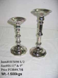 ชุดเทียนทำด้วยมือ2ชิ้นสีเงินหรูหราเชิงเทียนคริสตัลแบบกำหนดเองสำหรับงานแต่งงานงานปาร์ตี้คริสมาสต์ที่ให้ความโปรดปรานผู้ถือเทียนอลูมิเนียม - Product Image 6