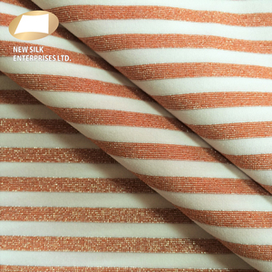 Argent métallique lurex tissu extensible en nylon pour la lingerie - Product Image 1
