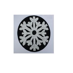 Napperons en perles de verre de haute qualité avec des motifs noirs et blancs Les couleurs peuvent être changées dans la commande Vaisselle Chargeur de perles de verre - Product Image 4