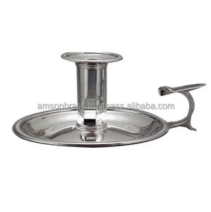 Bougeoir Vintage en céramique, porte-bougie, décoration de salon - Product Image 2