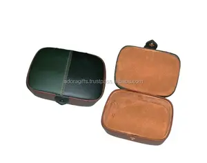 2024 New Fashion Genuine Leather cosmetic bag case cosmetics makeup bag make up cosmetics