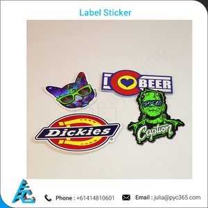 Resistente a los rayos UV impermeable de dibujos animados etiqueta engomada de la etiqueta - Product Image 2