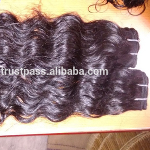 1 B Cabello indio Onda del cuerpo Natural Sin procesar 100% Cabello humano Cutícula alineada Cabello Remy Onda suelta Waft - Product Image 3