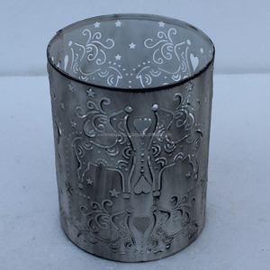 Porte-bougie votif en fer, écologique, fait main, avec revêtement en poudre, pour la décoration de mariage - Product Image 1