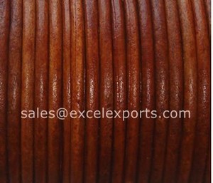 25 mètres de cordons en cuir enduit de qualité supérieure de 2mm faits à la main pour bijoux bracelets colliers sacs vêtements chaussures - Product Image 4