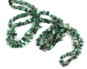 ลูกปัดแบบไม่เจียระไนสีเขียวมรกตธรรมชาติคุณภาพสูง - Product Image 3