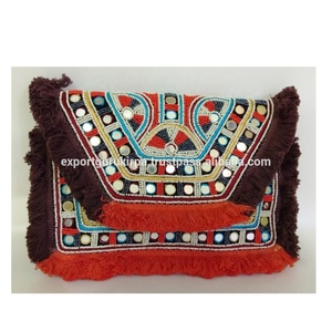 Bolso de hombro bordado para mujer Bolso de compras con patrón de hilo elegante con decoración - Product Image 2