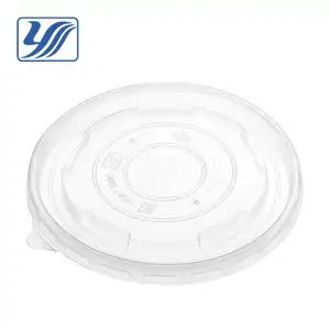 Couvercles en plastique PP écologiques et durables pour gobelets en papier alimentaire jetables, couvercle de récipient à soupe - Product Image 1