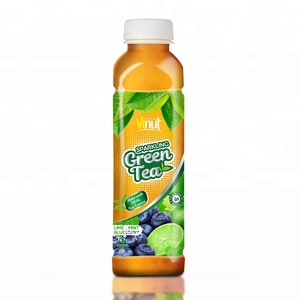 500ml Premium agua con gas ingrediente principal té verde con sabor a fresa - Product Image 5