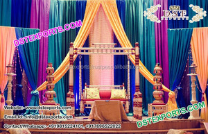 Acheter Classy Swing pour la scène de mariage Fait à la main en bois de laiton Swing Indian Wedding Swing Jhula ManufacturerUK - Product Image 6