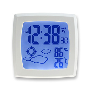 Estación meteorológica digital con despertador y activación de luz trasera "Air Touch" - Product Image 3