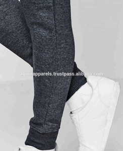 กางเกงนักวิ่งขายาวสำหรับผู้ชาย,กางเกงนักวิ่งมีกระเป๋ามีซิปสีดำแบบสั่งทำ - Product Image 4