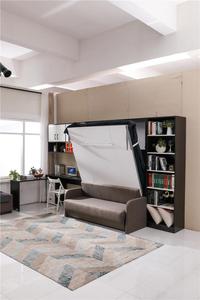 <span class=keywords><strong>Lit</strong></span> mural moderne de taille <span class=keywords><strong>Queen</strong></span>, <span class=keywords><strong>lit</strong></span> mural vertical multifonctionnel, canapé convertible, utilisation domestique, <span class=keywords><strong>lit</strong></span> mural pliable - Product Image 2