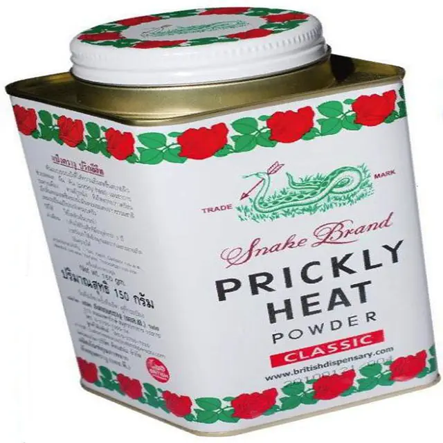 Wholesale summer Prickly heat cooling body powder : Thailand 150g.