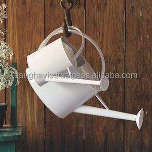 Regadera de Metal de Diseño Antiguo Naranja con Elegante Estilo Vintage para Riego de Flores, Regadera Decorativa - Product Image 4