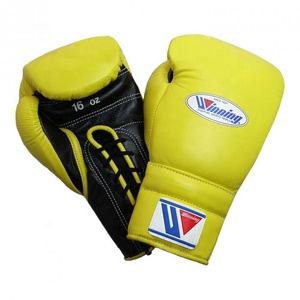 ถุงมือคิกบ็อกซิ่ง Winning รุ่นใหม่ล่าสุด หนังแท้ 100% ขนาด 8oz 12oz 14oz 16oz คุณสมบัติการต่อยมวยสำหรับโรงยิม - Product Image 4