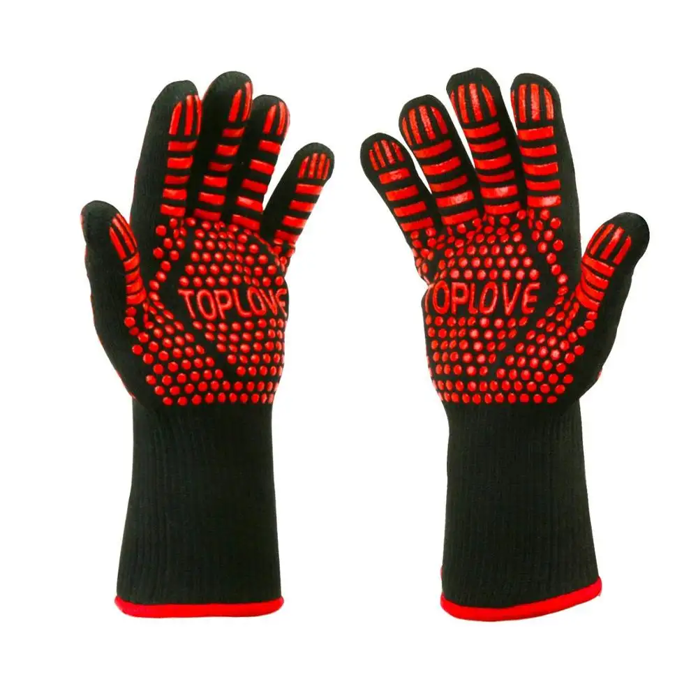 BBQ Gloves Extreme Heat Resistant for Baking, Smoking, Cooking, Grilling, Barbecue, Fireplace